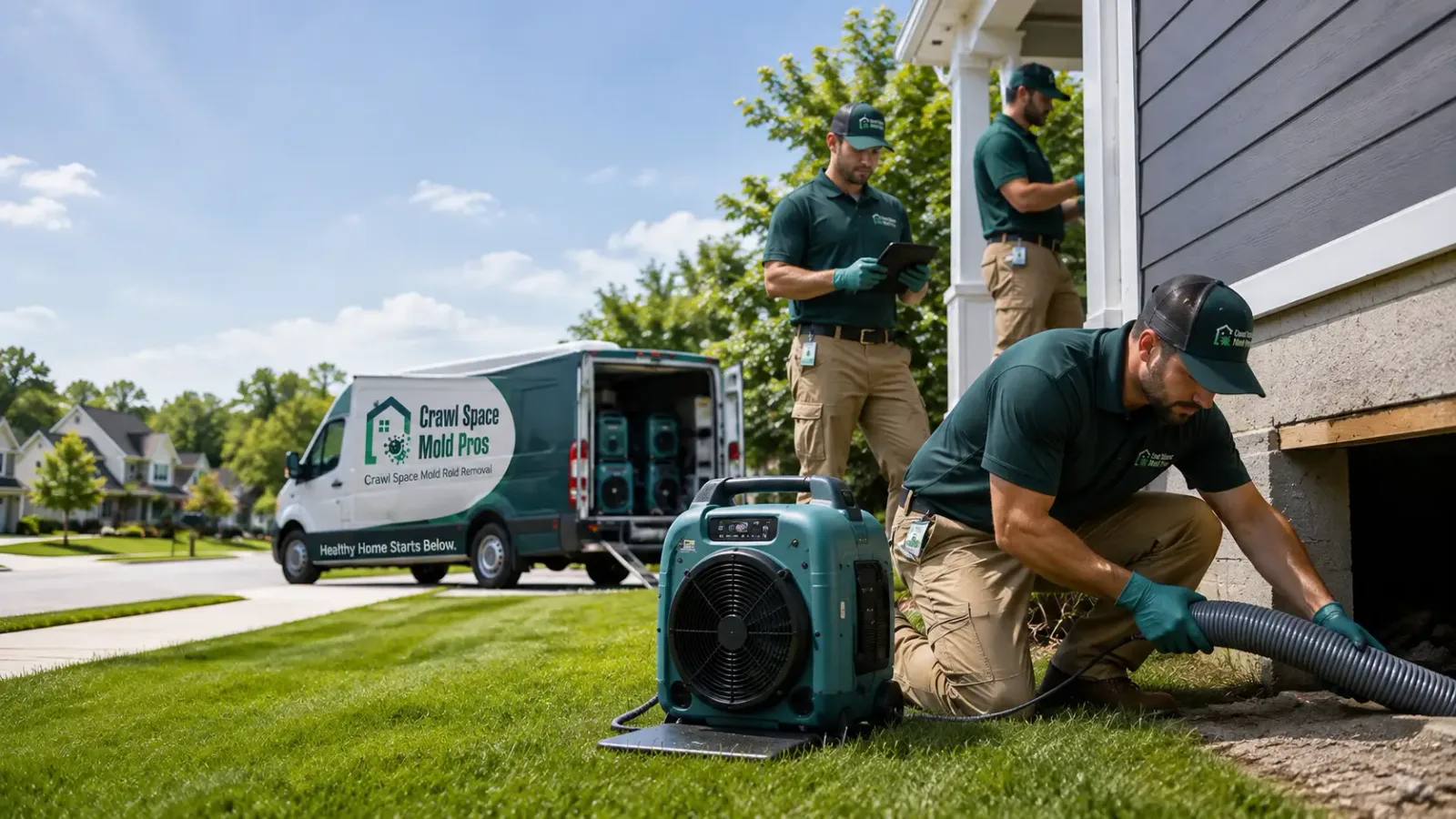 Crawl Space Mold Removal in Grawn, MI